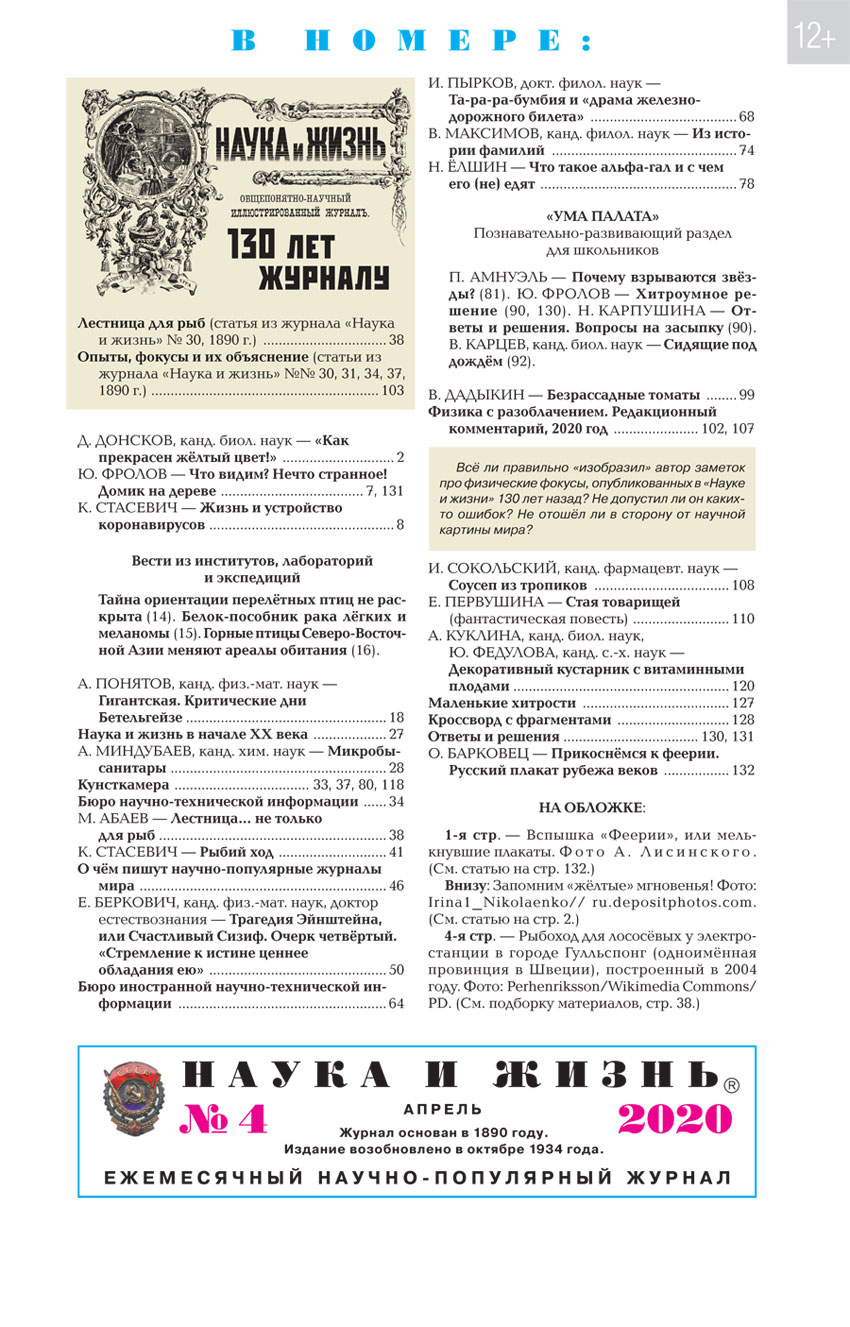 Содержание № 4, 2020
