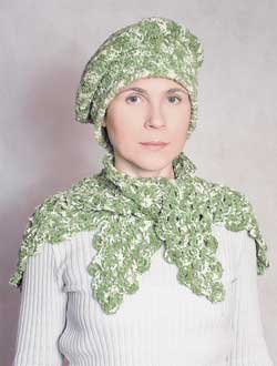 БЕРЕТ  И  ШАРФ-КОСЫНКА